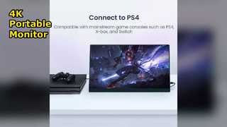गेमिंग और काम के लिए 4K 17.3 इंच पोर्टेबल मॉनिटर
