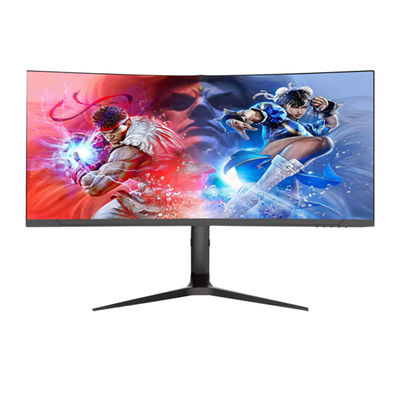 34 इंच घुमावदार स्क्रीन मॉनिटर आईपीएस एलसीडी मॉनिटर 75hz 100hz गेमिंग कंप्यूटर मॉनिटर
